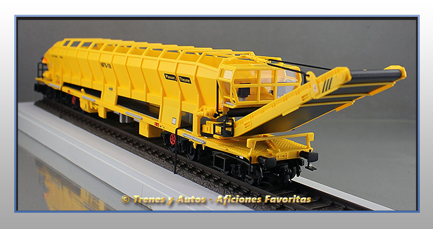 Vagón de transporte y unidad de silo MFS 100 - Plasser & Theurer